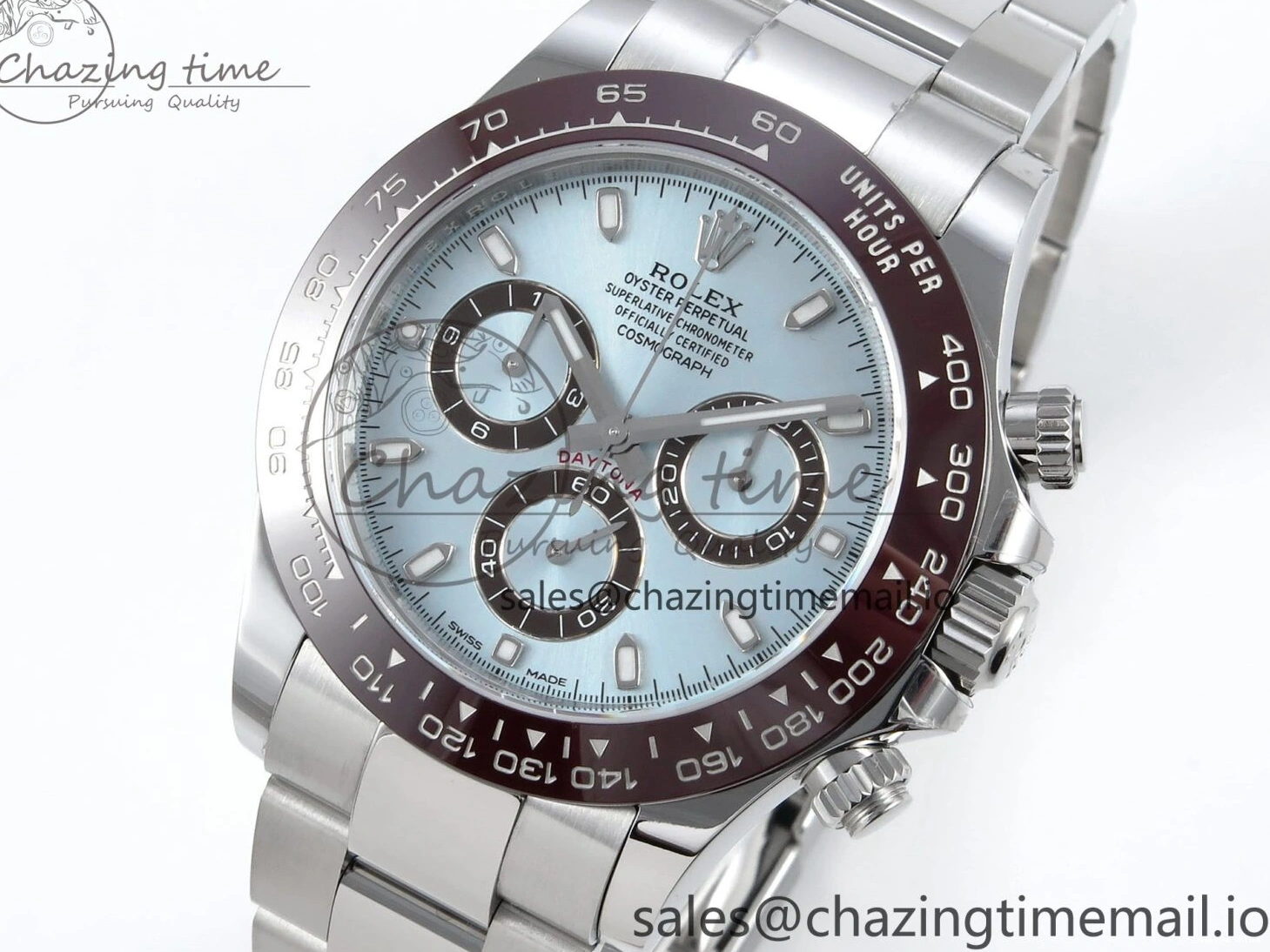 0511 Daytona 116506 VSF 1:1 Best Edition Ice Blue Dial Steel 904L on SS Bracelet DD ZipUp 743